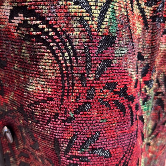 Reversible tapestry and black jacket 2X - Picture 7 of 11